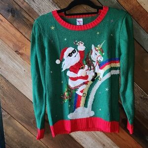 Holiday Time XL ugly Christmas sweater
